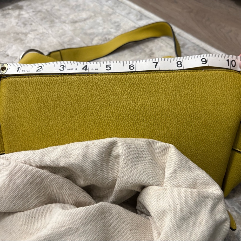 Yellow Leather Shoulder Bag - Picture 11 of 11